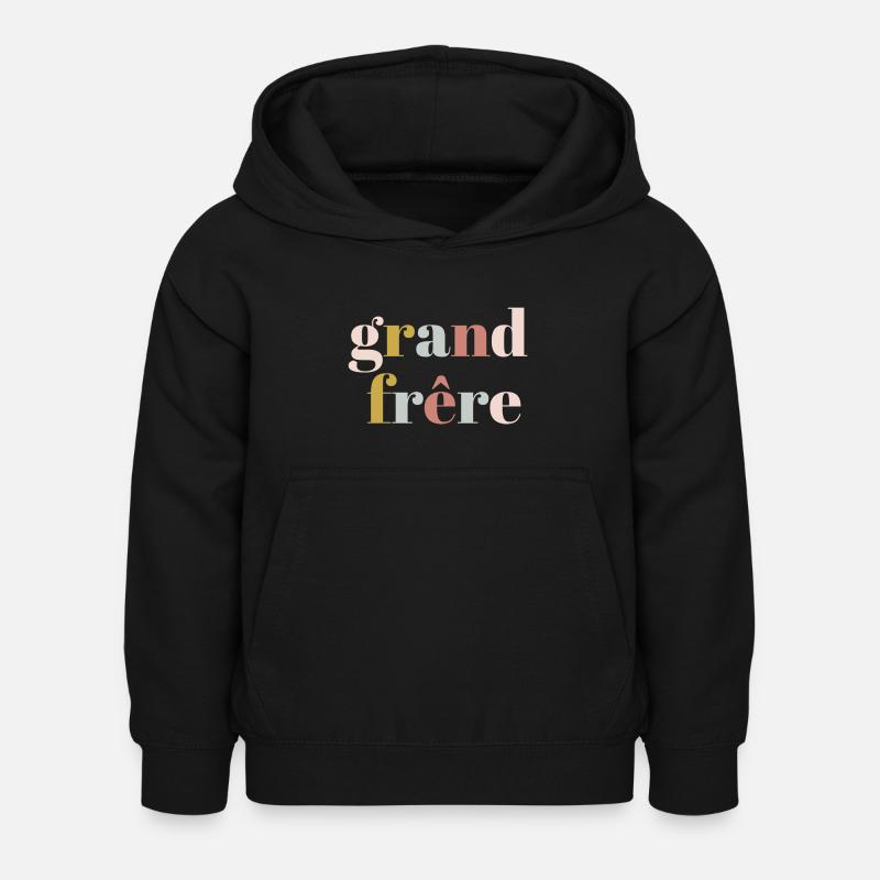 Grand Frere - Sweat à capuche Enfant - noir