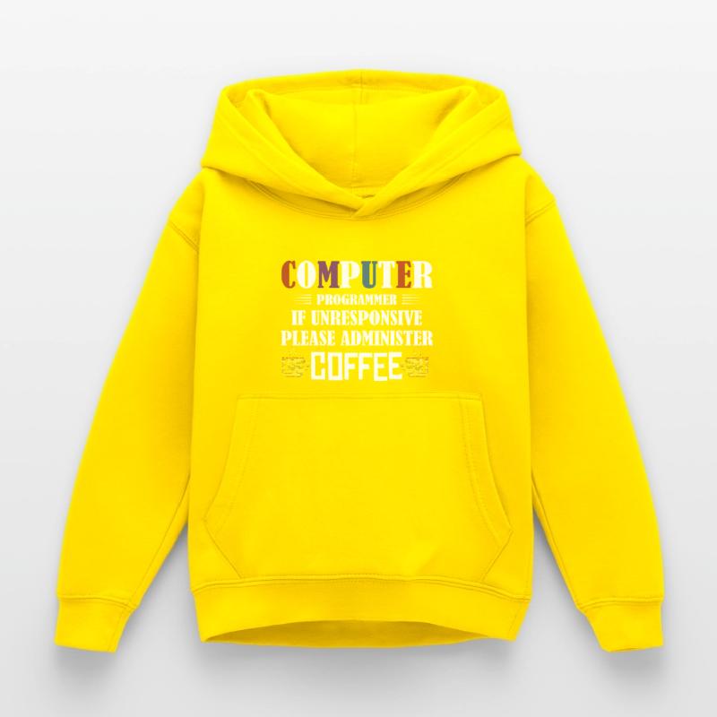 Computer Programmer Software Coding Kinder Hoodie