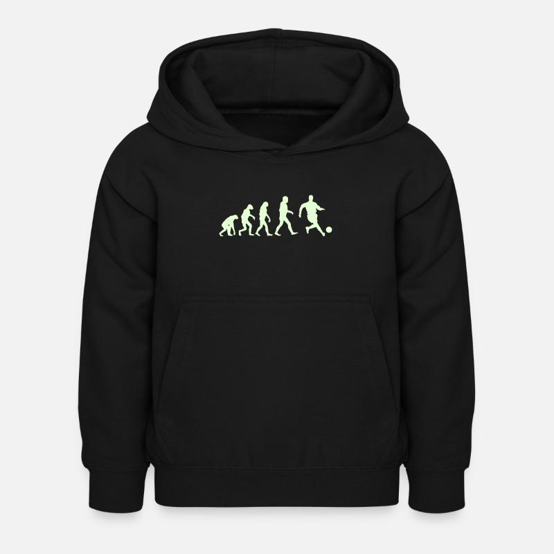 Football Evolution logo - Sweat à capuche Enfant - noir