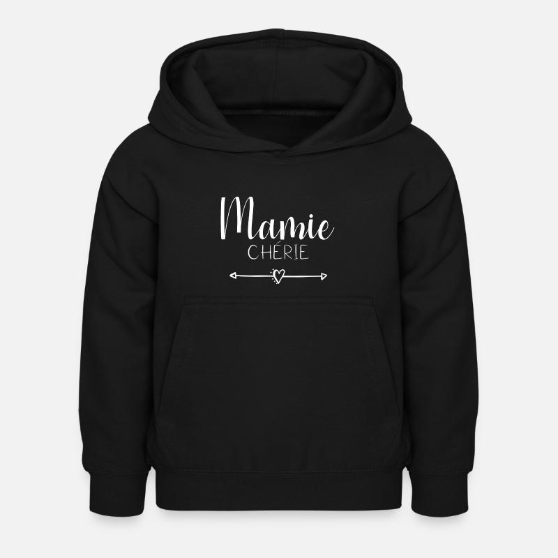Mamie chérie - Sweat à capuche Enfant - noir