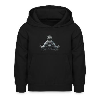 Harzonaut (Universum Resin Edition) - Kids Hoodie - black - Front - AI Model Kid Female (0cm)