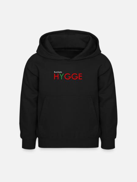 hygge bornholm - Kinder Hoodie - Schwarz