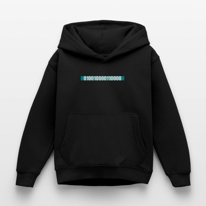 Binär Code Programm Sprache Kinder Hoodie