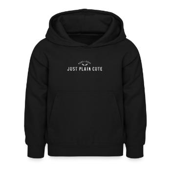 EINFACH NUR SÜSS - Kinder Hoodie - Schwarz - Vorne - AI Model Kid Female (0cm)