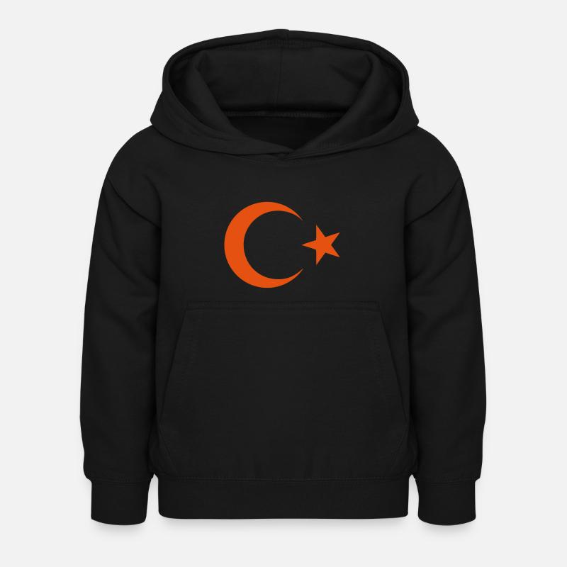 la Turquie - Sweat à capuche Enfant - noir