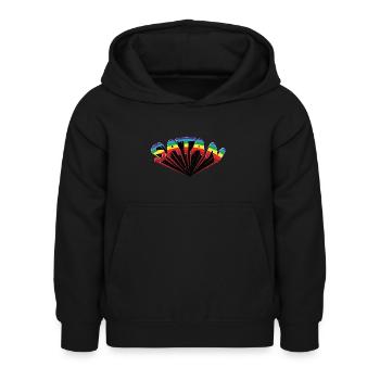 Satan - Kids Hoodie - black - Front - AI Model Kid Female (0cm)