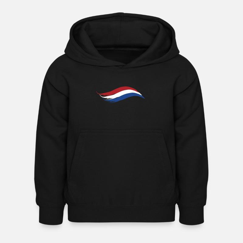 DRAPEAU NATIONAL DES PAYS-BAS - Sweat à capuche Enfant - noir