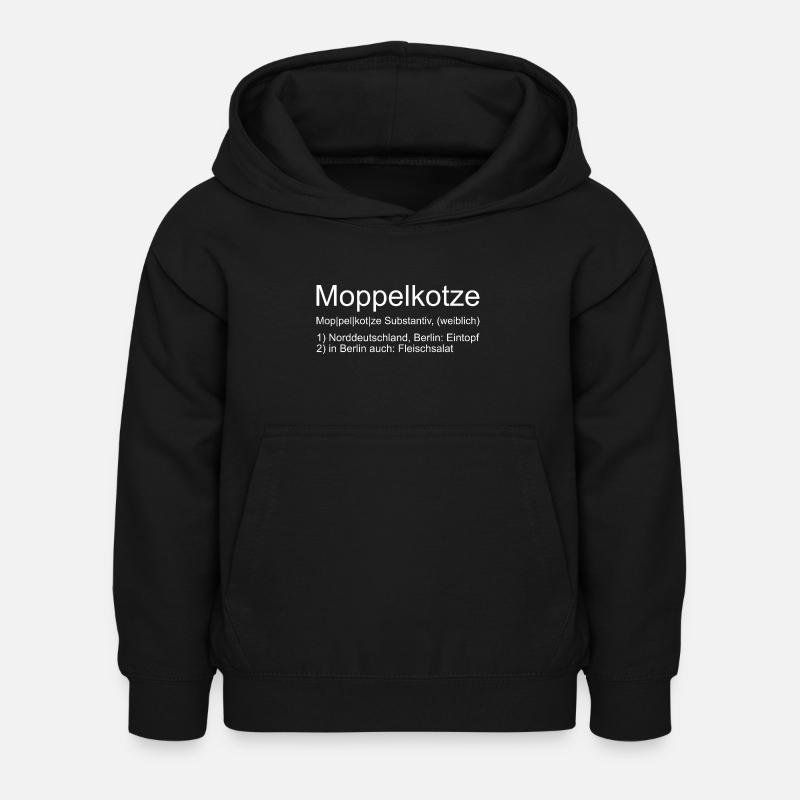 Dégueuler - Sweat à capuche Enfant - noir