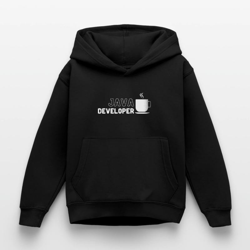 Java Developer Coffee Kaffee Kinder Hoodie