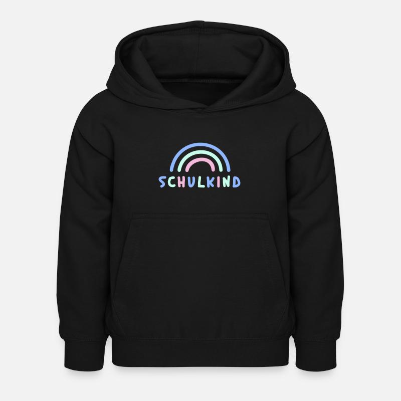 Schulkind - Kinder Hoodie - Schwarz
