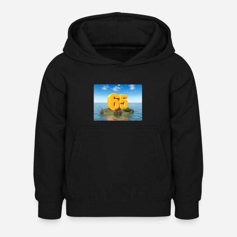 Årgang 65 - Hoodie til børn - sort