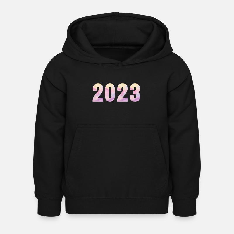 2023 Pastel Violet Rose - Sweat à capuche Enfant - noir