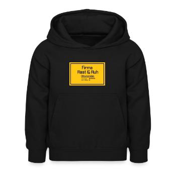 Firma Arbeit Ruhetag - Kinder Hoodie - Schwarz - Vorne - AI Model Kid Female (0cm)