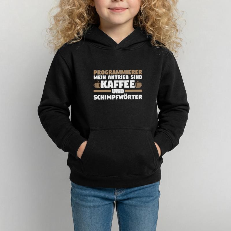 Programmieren Entwickler Coder Kaffee Programmiere Kinder Hoodie