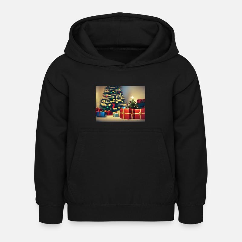 Cadeaux de Noël - Sweat à capuche Enfant - noir