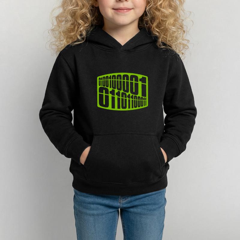 Binary Code Program Language Kids Hoodie