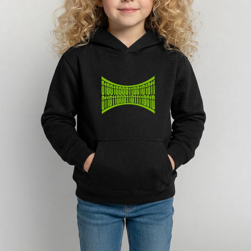 Binary Code Program Language Kids Hoodie