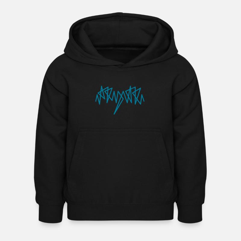 ikkipikki - Sweat à capuche Enfant - noir