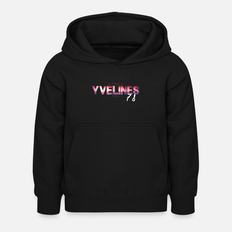 Yvelines 78 - Sweat à capuche Enfant - noir