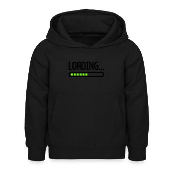Chargement - Sweat à capuche Enfant - noir - Devant - AI Model Kid Female (0cm)
