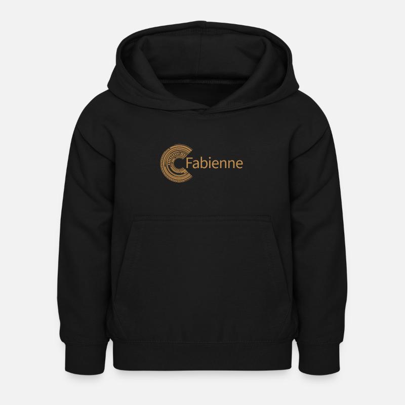 Pour Fabienne - Sweat à capuche Enfant - noir
