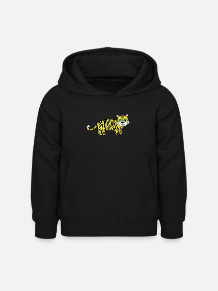 Wildtiere - Kinder Hoodie - Schwarz