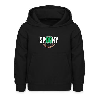 Saison effrayante - Sweat à capuche Enfant - noir - Devant - AI Model Kid Female (0cm)