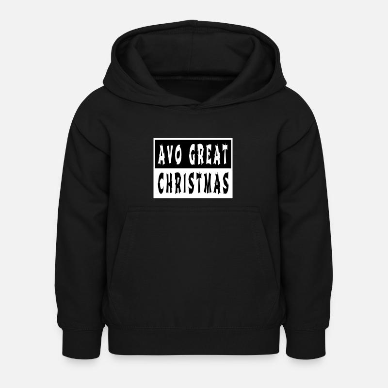 Musculation Bande dessinée Noël Blagues géniales - Sweat à capuche Enfant - noir