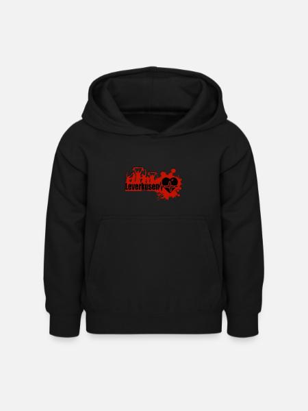 Leverkusen Fan - Kinder Hoodie - Schwarz