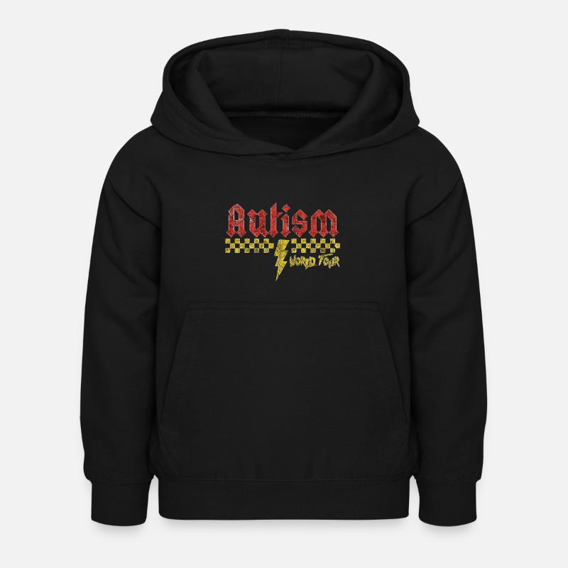 Sensibilisation à l’autisme différent différent mieux - Sweat à capuche Enfant - noir