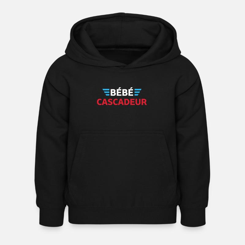 Bébé cascadeur - cadeau bébé - Sweat à capuche Enfant - noir