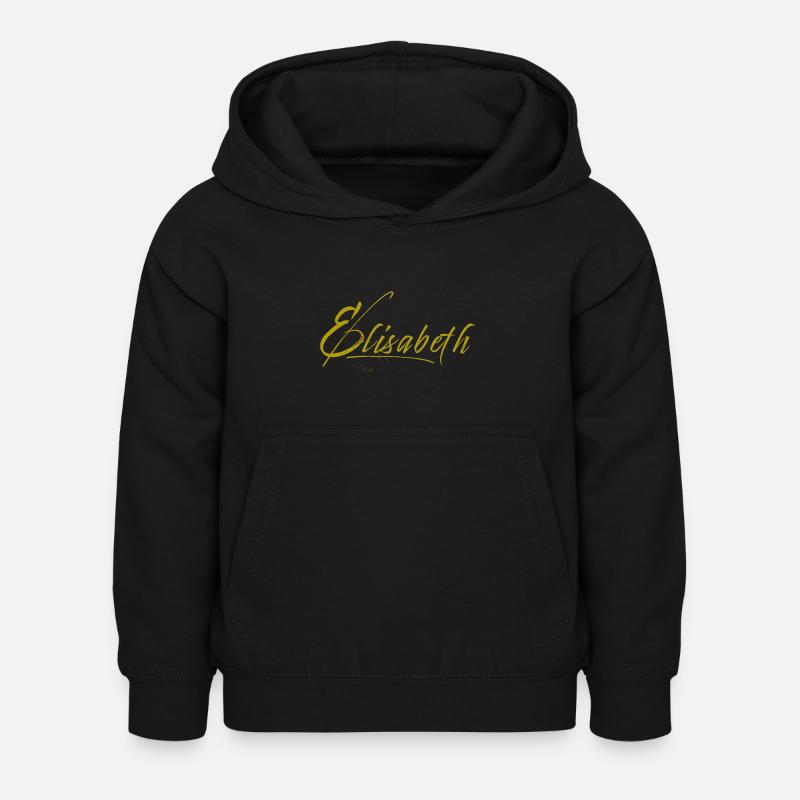 Elisabeth - Dir gehört die Welt! - Kinder Hoodie - Schwarz