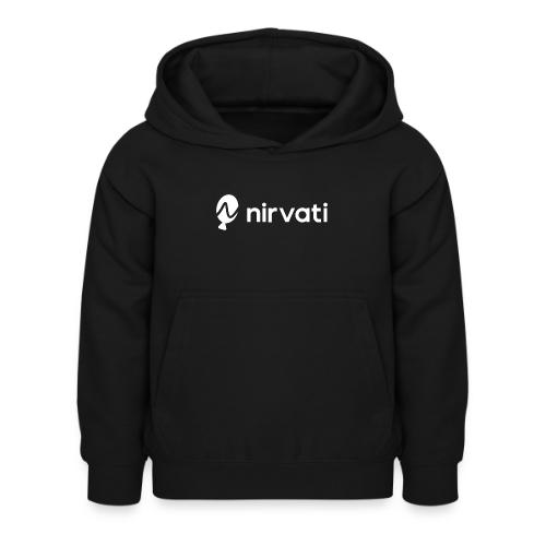 Nirvati Logo (white) - Kids Hoodie
