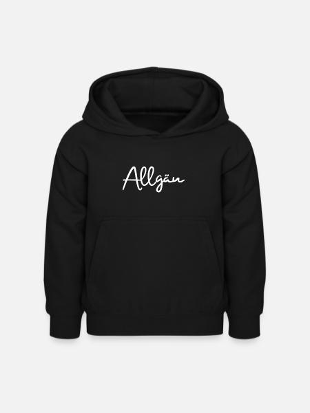 Allgäu - Kinder Hoodie - Schwarz