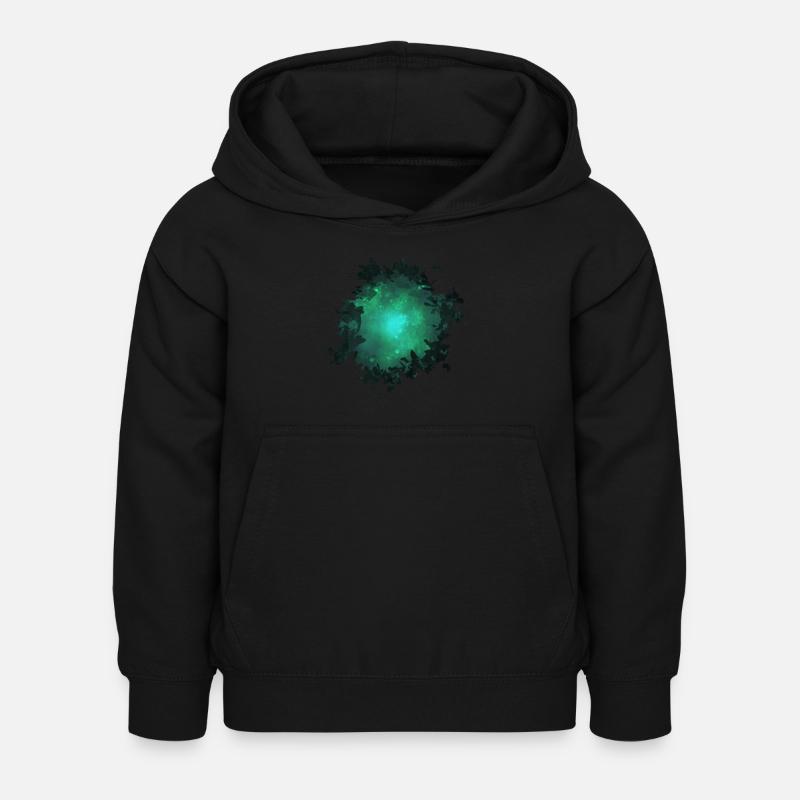 Lucioles dans les bois - Sweat à capuche Enfant - noir