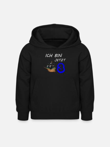 Ich bin jetzt 3 - Kinder Hoodie - Schwarz