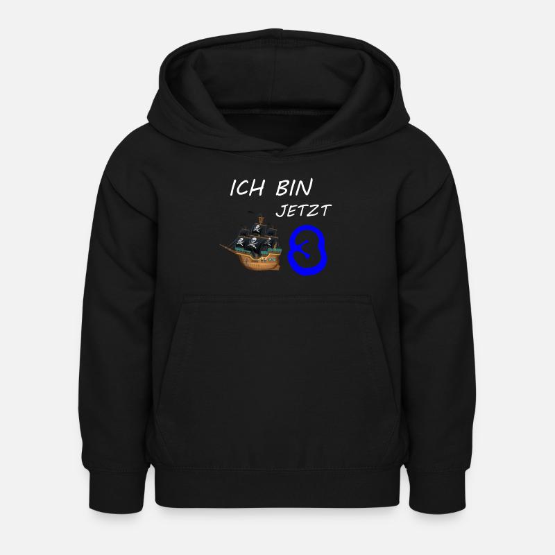 Ich bin jetzt 3 - Kinder Hoodie - Schwarz
