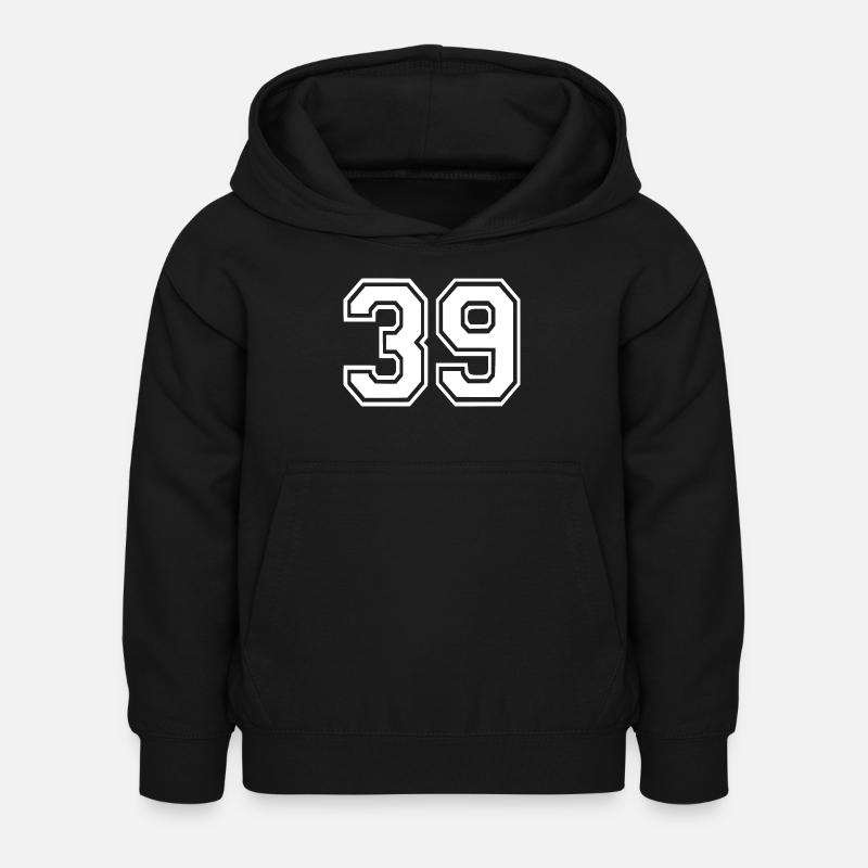 39 - Kinder Hoodie - Schwarz