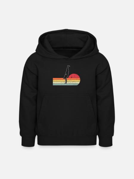Handstand - Kinder Hoodie - Schwarz