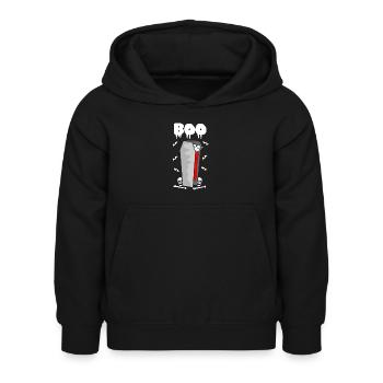 Vampire vampire vampire tenue Halloween - Sweat à capuche Enfant - noir - Devant - AI Model Kid Female (0cm)