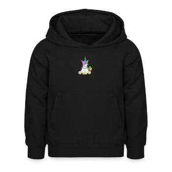 Sweet But Sour Unicorn Funny - Kids Hoodie - black - Front - AI Model Kid Female (0cm)