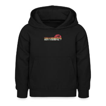 Float gift - Kids Hoodie - black - Front - AI Model Kid Female (0cm)