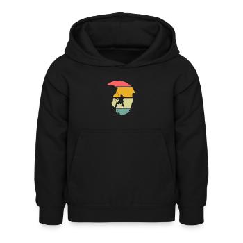 Felskletterer Geschenk - Kinder Hoodie - Schwarz - Vorne - AI Model Kid Female (0cm)