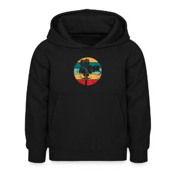 Cadeau de caméraman - Sweat à capuche Enfant - noir - Devant - AI Model Kid Female (0cm)