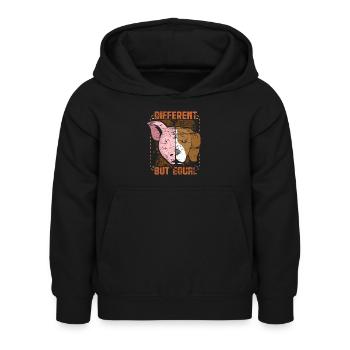 Vegetarier Geschenk - Kinder Hoodie - Schwarz - Vorne - AI Model Kid Female (0cm)