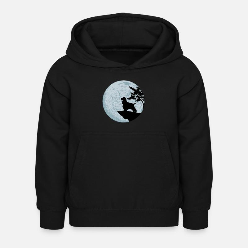 Cocker spaniel - Kids Hoodie - black
