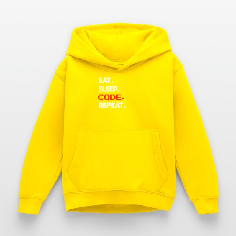 Coder programmer Kids Hoodie