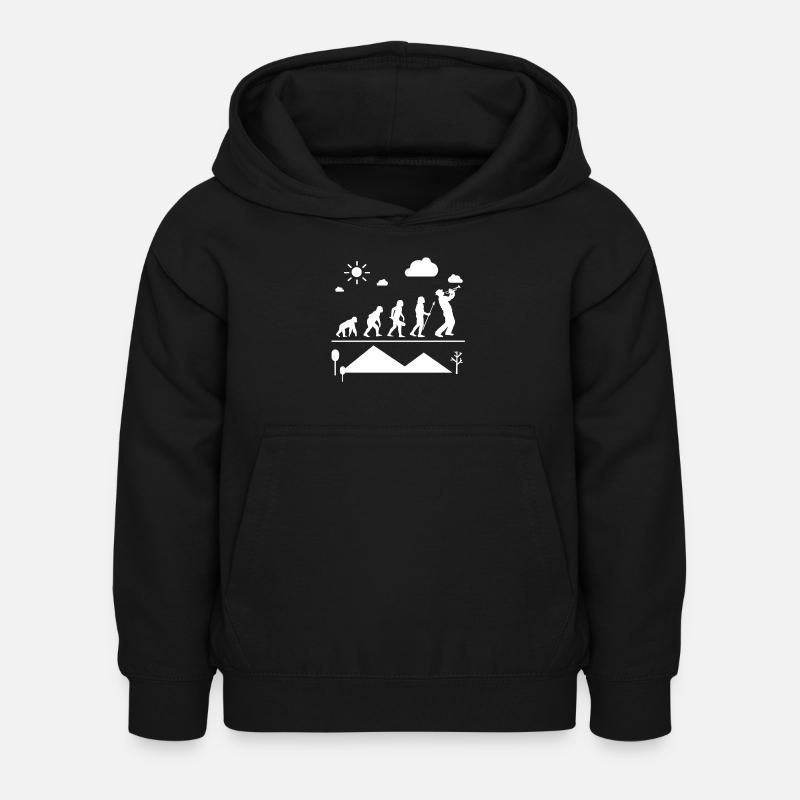 Trompette Trompette Evolution - Sweat à capuche Enfant - noir