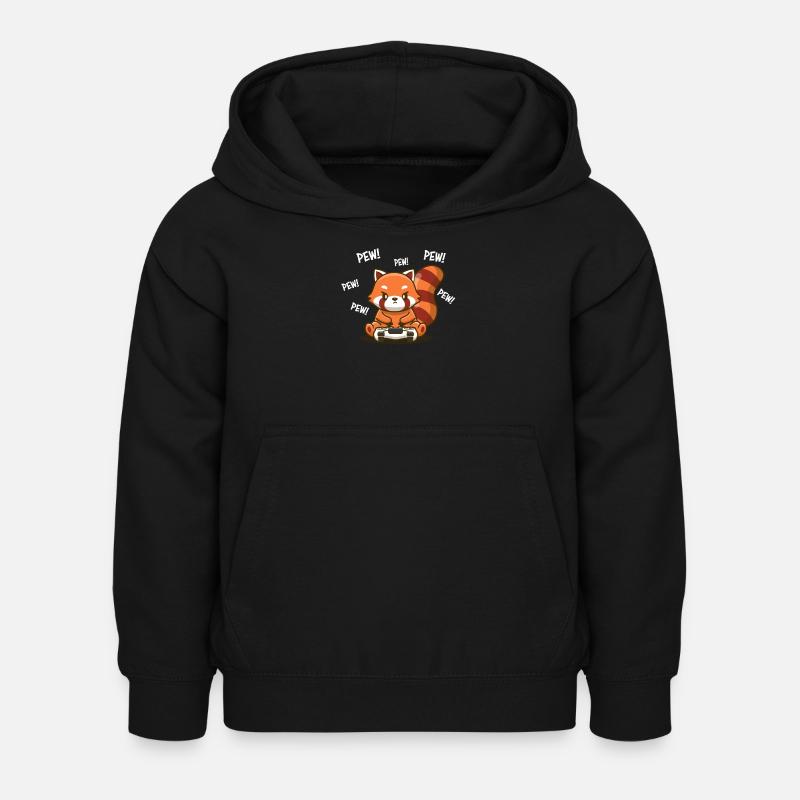Petit panda - Sweat à capuche Enfant - noir