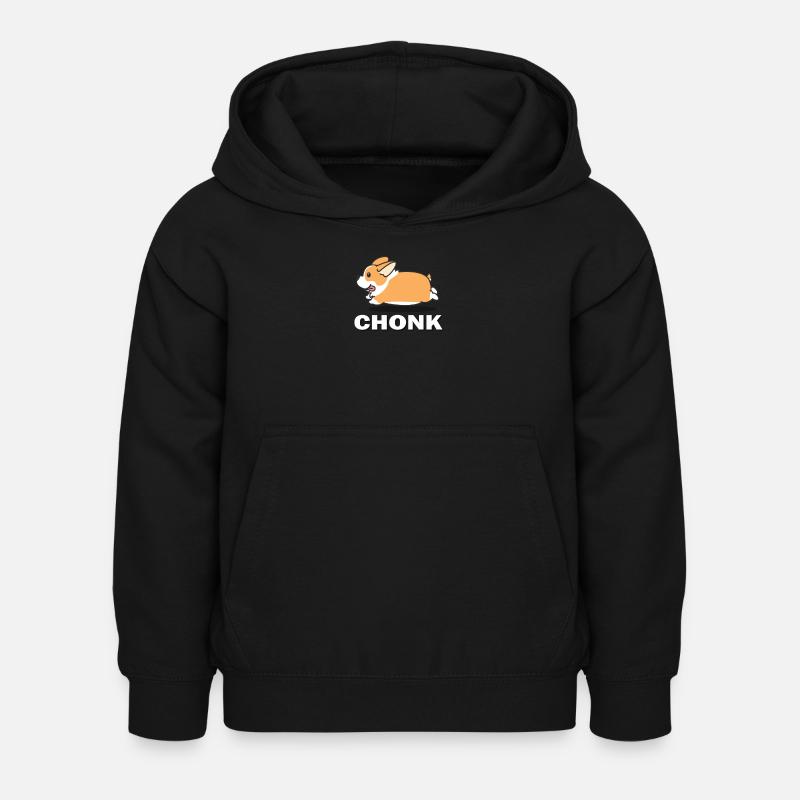 Corgi - Sweat à capuche Enfant - noir